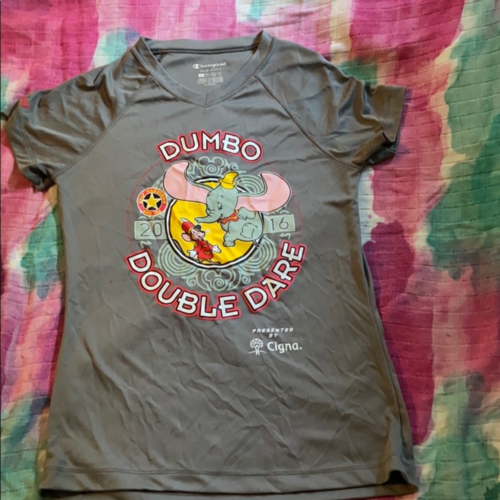 Run Disney 2016 Dumbo double dare race shirt